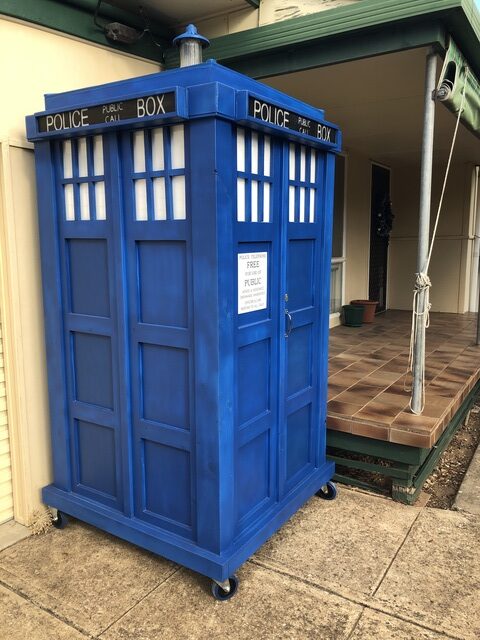 TARDIS flys into home | Border Chronicle