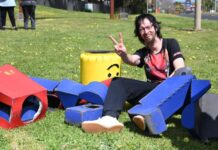 Lego Man returns home