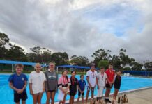 A swimming end to the season