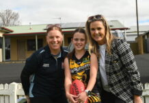 Future AFL players gather at Frew Park