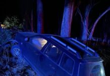 Highway crash after speed check