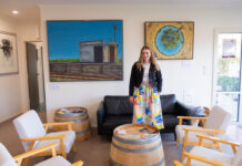 Local painter launches exhibition at Majella