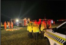 Airport emergency practice