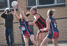 West dominates the court against East