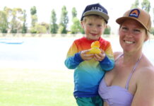 Warm weather welcomes swimmers