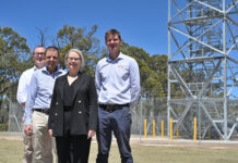 Looking out from new fire tower
