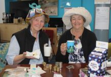 Volunteers add a feather to their caps