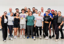 Stars strap on their dancing shoes