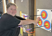 Abbott dialled in on archery range