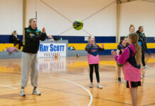 Girls take to the pine