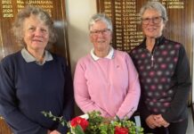 Heavy course produces low scores