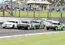 Tin-top action at Borderline Speedway